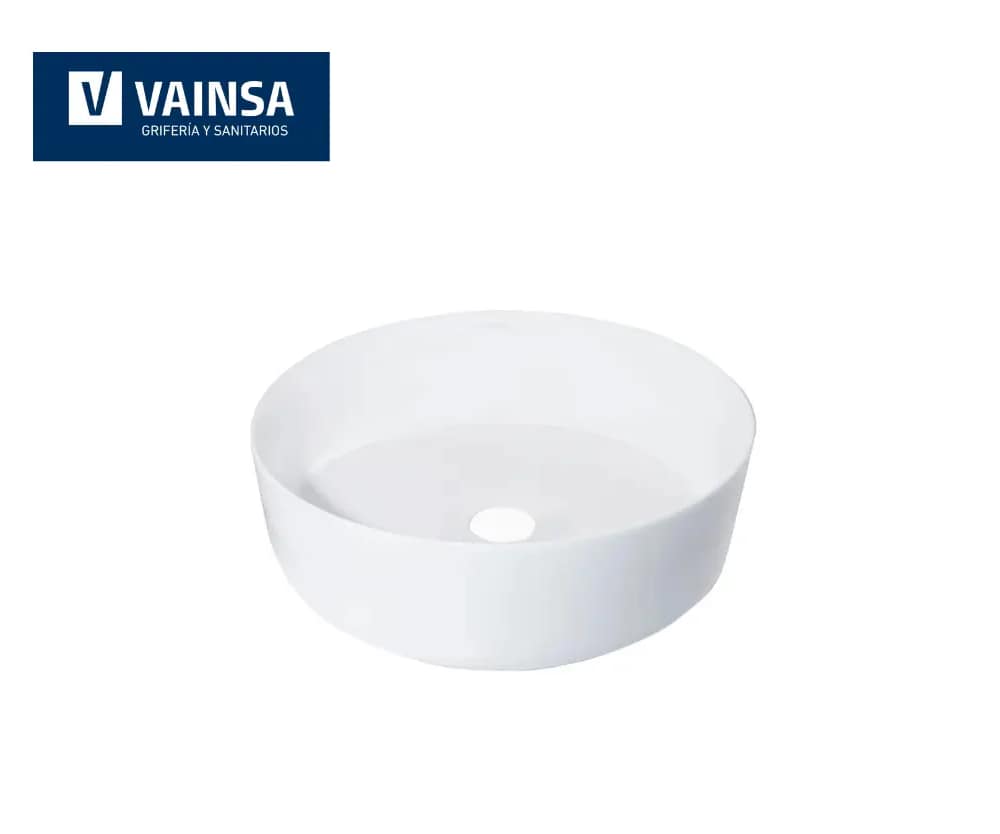 BOWL REDONDO MANHATTAN BLANCO MATE - VAINSA