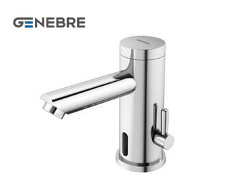 GRIFERIA MEZCLADORA CON SENSOR AUTOMATICO A BATERIAS MlNIMALISTA