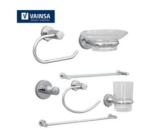 ACCESORIO DE BAÑO 7 PIEZAS KLASS - VAINSA